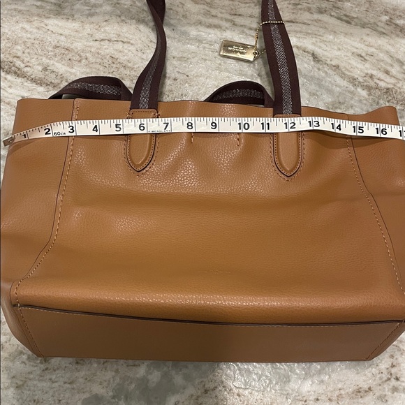 Coach Brown Leather Tote Bag - Picture 9 of 10